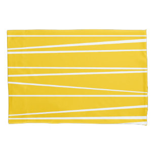 Spanish Stripe Yellow pillowcase single