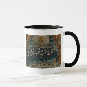 'Spanish Students, University of Madrid' (colour l Mug