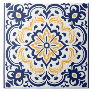 Spanish style cute pattern  tile