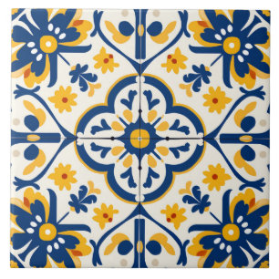 Spanish style cute pattern  tile