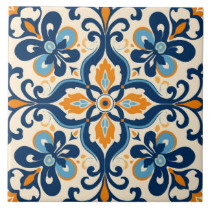 Spanish style cute pattern  tile