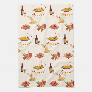 Spanish Style Fiesta Kitchen Towel