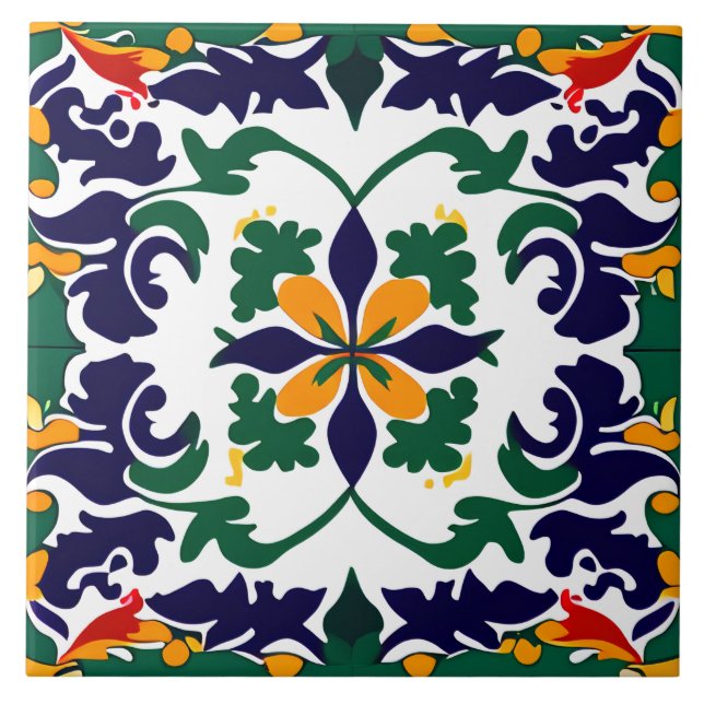 Spanish Styled Design Tile (Front)