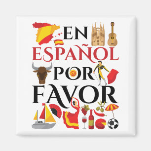 Spanish Teacher En Espanol Por Favor Magnet