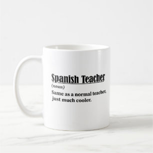 Spanish Teacher Funny Definition Coffee Mug