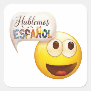 Spanish Teacher Hispanic Heritage Language Square Sticker