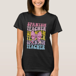 Spanish Teacher Maestra Bilingual Teacher Back To T-Shirt
