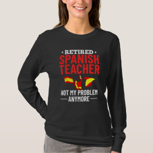 Spanish Teacher Spain Flag Language Lesson Student T-Shirt