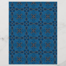 Spanish Tile Macedonia with Orange Stationery