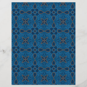 Spanish Tile Macedonia with Orange Stationery