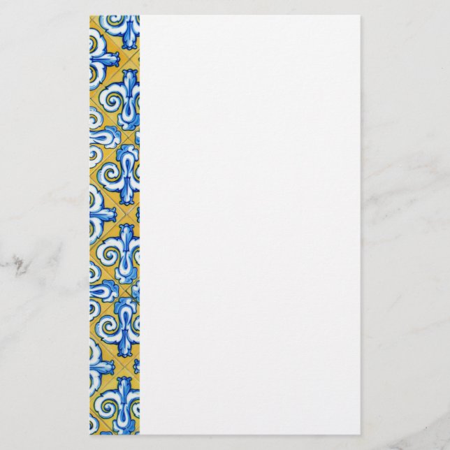 Spanish Tile Stationery (Front)