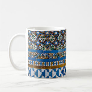 Spanish Tiles #3 #travel #pattern #wall #art  Coffee Mug