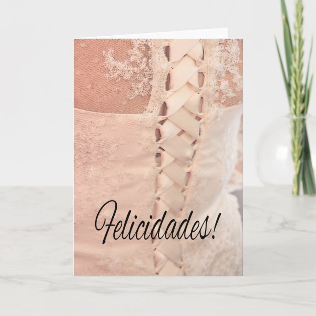 Spanish Wedding congrats Card (Front)