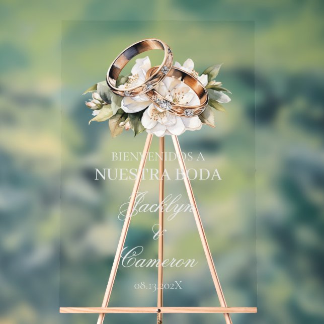 Spanish wedding sign with ring (Neutre)