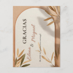 Spanish Wedding Thank You Card