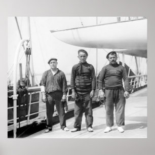 Spanish Yachtsmen Poster