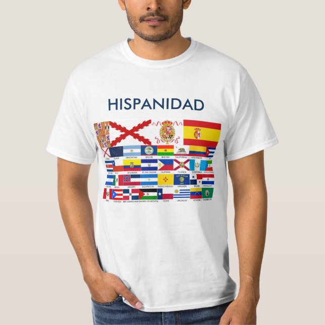 SPANISHNESS origin and countries T-Shirt (Front)