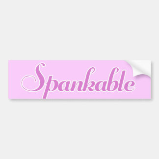 Spank me bumper sticker