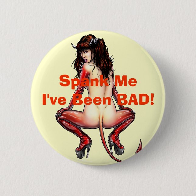 Spank Me Button (Front)