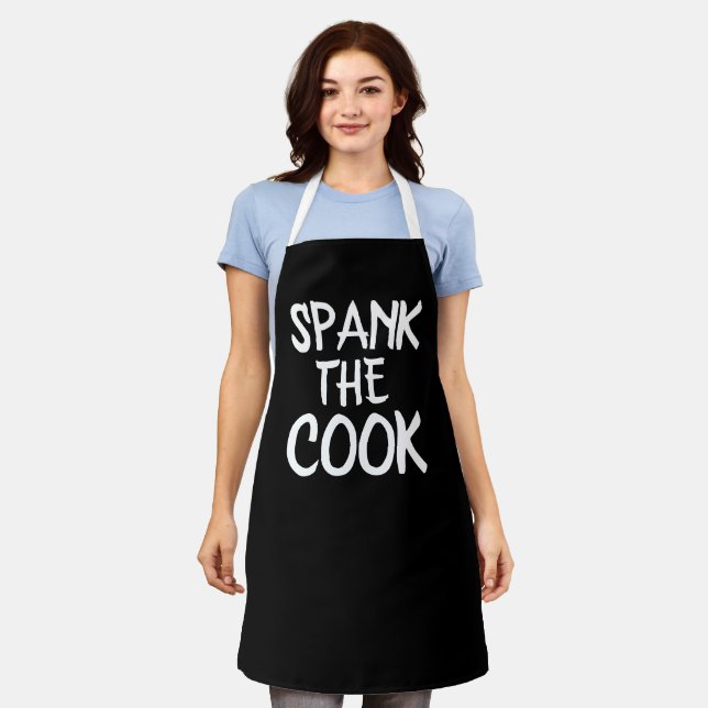 SPANK THE COOK SPANKING KITCHEN APRON (Worn)