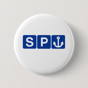 Spanker Symbol Joke 2 Inch Round Button