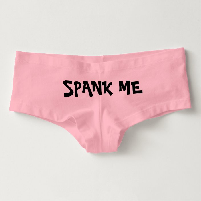 Spanking Pink Boyshorts Panties Funny Underwear | Zazzle.ca