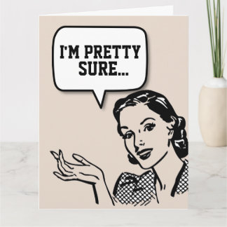  SPANKING  ROMANCE retro woman GREETING CARD