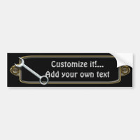 Spanner Bumper Sticker Template