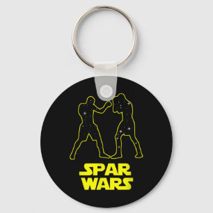 Spar Wars Boxing Parody Spoof - Mens And Womens Keychain