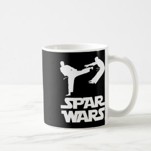 Spar Wars Funny Saying Taekwondo Mma Fighter Karat Coffee Mug