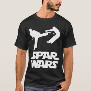 Spar Wars Funny Saying Taekwondo Mma Fighter Karat T-Shirt