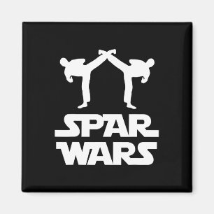 Spar Wars Mma Karate Taekwondo Boxing Martial Arts Magnet