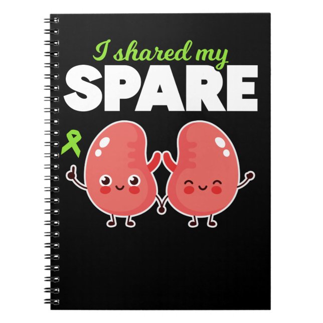Spare Kidney Organ Transplantation Notebook (Front)
