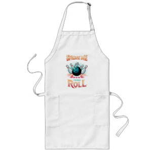 Spare Me Im on a Roll - Bowling Long Apron