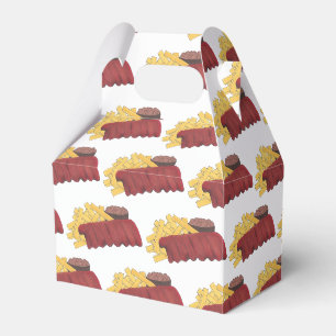 Spare Ribs BBQ Barbecue Barbeque Rib Cookoff Favor Box