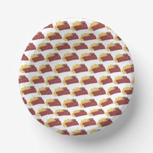 Spare Ribs BBQ Barbecue Barbeque Rib Cookoff Paper Plate