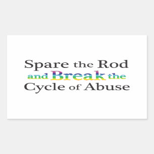 Spare the Abuse Sticker