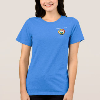 SPARETIMES Women's WHITE Letter Tri-Blend Shirt