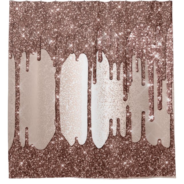 Spark Drip Glitter Effect Blush Rose Chocolates (Front)