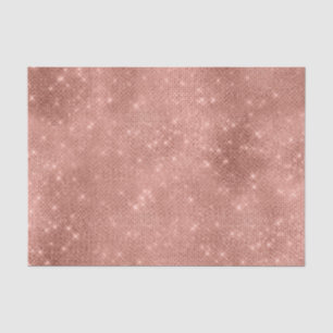 Spark Rose Gold Blush Glitter Powder Bridal Sweet Tissue Paper