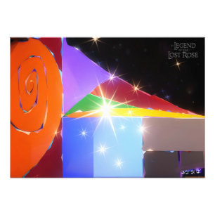 Spark’s Rainbow Spiral Art Print