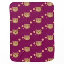 Sparkel Bear Baby Blanket