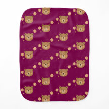 Sparkel Bear Burp Cloth