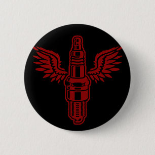 Sparking plug 2 inch round button