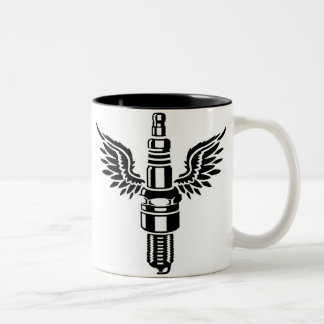 Sparking Plug Two-Tone Coffee Mug