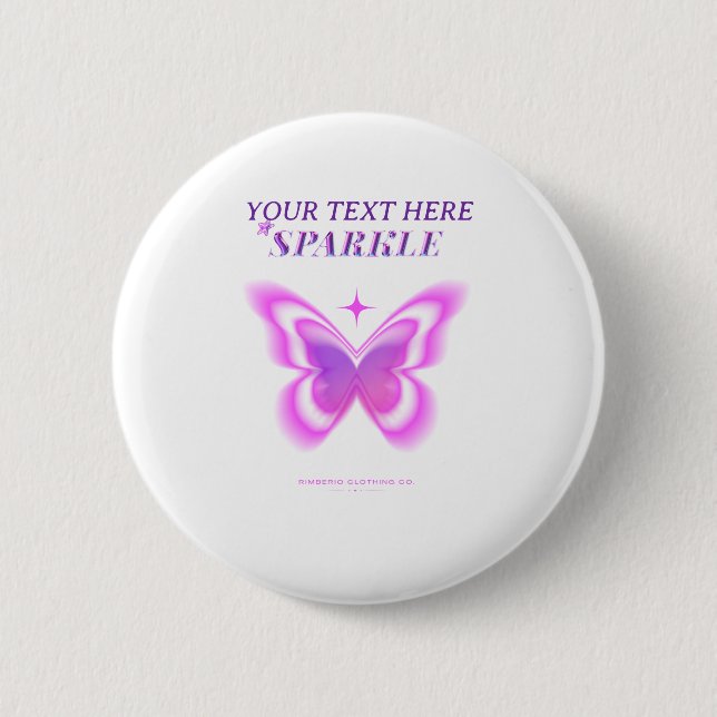 SPARKLE 2 INCH ROUND BUTTON (Front)