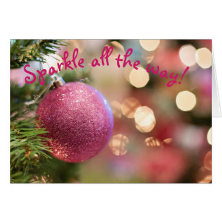 Sparkle All The Way Christmas Card