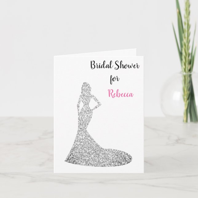 Sparkle and Shine Bridal Shower Invitation (Front)