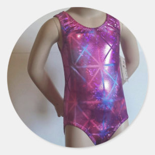 Sparkle and Shine Leotard Lover Classic Round Sticker