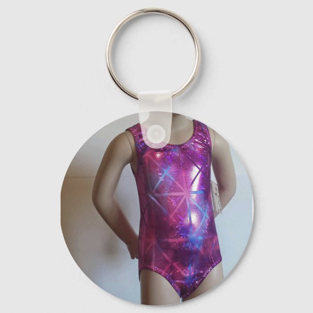Sparkle and Shine Leotard Lover Keychain (Front)